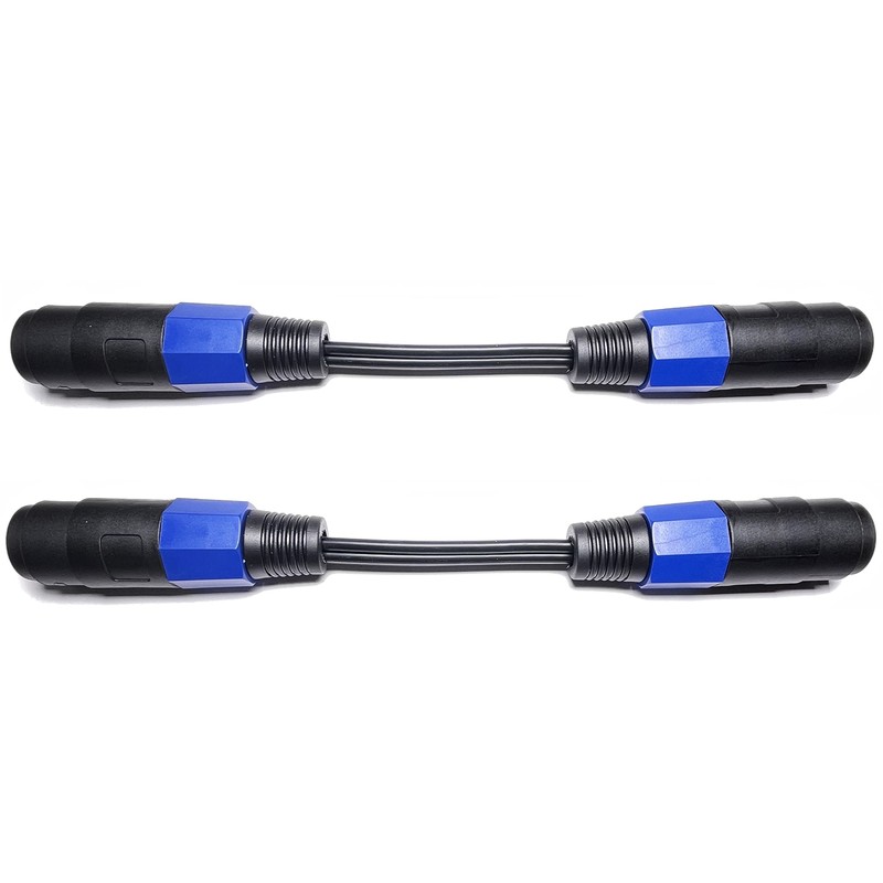 CNCESS CESS-124 Speakon Female to Female Connector Jack 2 Pole