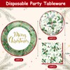 JarThenaAMCS Merry Christmas Party Supplies Kit Serves 24 Holly Paper