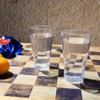 Set of 6 Virtually Unbreakable Reusable Plastic Octagon Shaped Tumblers.