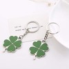BinaryABC Shamrock Keychain Keyring Charm Pendants,Fortune Keychain,St.Patrick Day Gift,2Pcs
