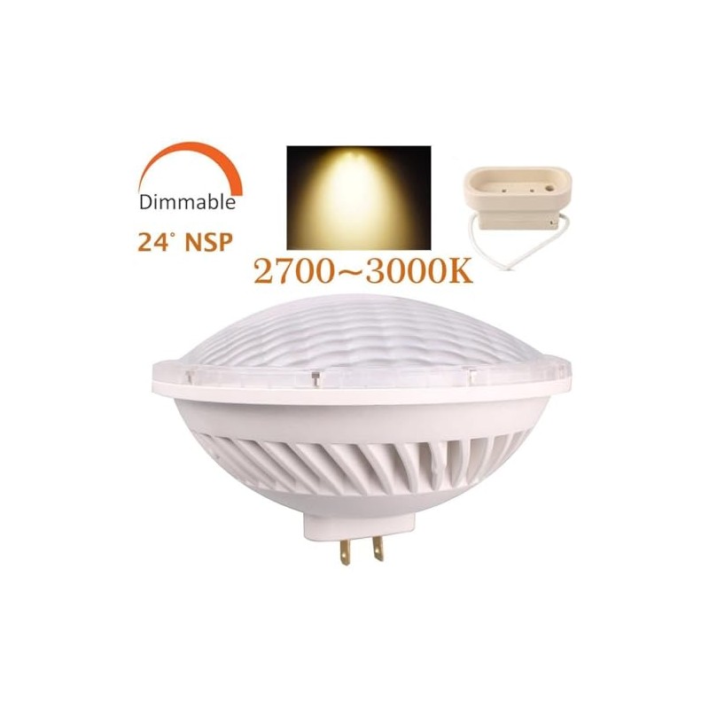 Dimmable PAR56 LED Bulb 300 Watt Replacement Soft White 3000K