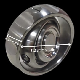 EDC Premium 3D Metal Finger Gyroscope, Stainless Steel Adult Toy, CNC-Crafted Desktop Mechanical Spinner Stress Relieve