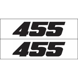 Metro Auto Graphics 455 HP Engine Decal Graphic fits Chevy, Buick, Oldsmobile, Pontiac