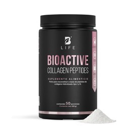 Life Péptidos Colágeno Polvo Tipo Iii 500 Gramos Fórmula Pura Alta Absorción Bioactive Collagen Peptides