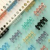 Plus Nao Loose Leaf Binder Rings, Set of 10, Plastic,