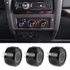 Xomzema 3PCS Upgraded AC Knobs for Jeep Wrangler 1999-2006 Accessories,Air