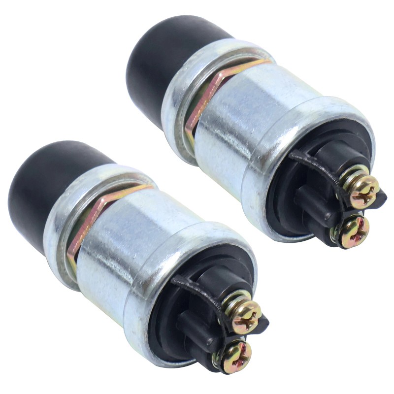 u.s.eliteautoparts 12V 2X Heavy-Duty Start Ignition Push Button Momentary Starter