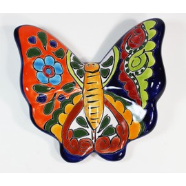 Tierra Fina Talavera Small Butterfly - 5.25" x 5"