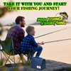 MAFIMOEA Fishing Handheld Tackle Storage Bag, Dry-Wet Separation, Waterproof Fishing