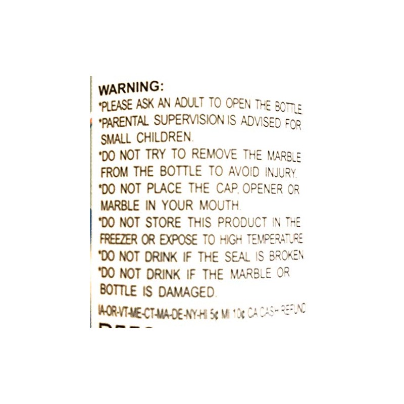 Ramune Carbonated Soft Drink 6.76 Fl Oz(Original Flavor) 6 Pack