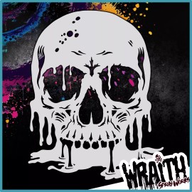 Wraith SprayWorks Toxic #4 - Reusable Airbrush Stencil Template