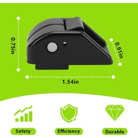 Football Helmet Chin Strap Cam Loc Housings Set & Helmet Pump and Inflation Needle Compatible with Riddell SpeedFlex and More, Keep for Speedflex Youth Football Helmet Chinstrap Stabilization System