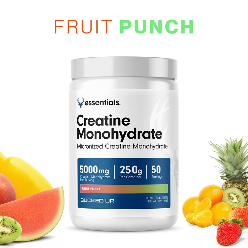 Bucked Up Fruit Punch Creatine for Women and Men -