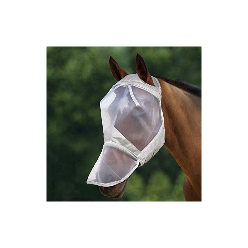 Harrison Howard CareMaster Midge-proof Fleece Padding Horse Fly Mask Full