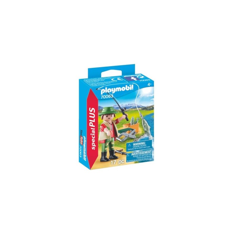 Playmobil 70063 Special Plus Fisherman, Fun Imaginative Role-Play, PlaySets Suitable