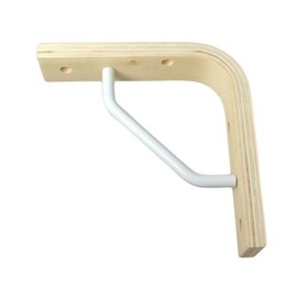 High Logic WSM-14 Wooden Shelf Holder, Type 2, Unpainted, 5.5 x 5.5 inches (140 x 140 mm)