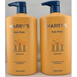 Harry's body Wash Redwood 30 fl oz , ( 2 pcs )