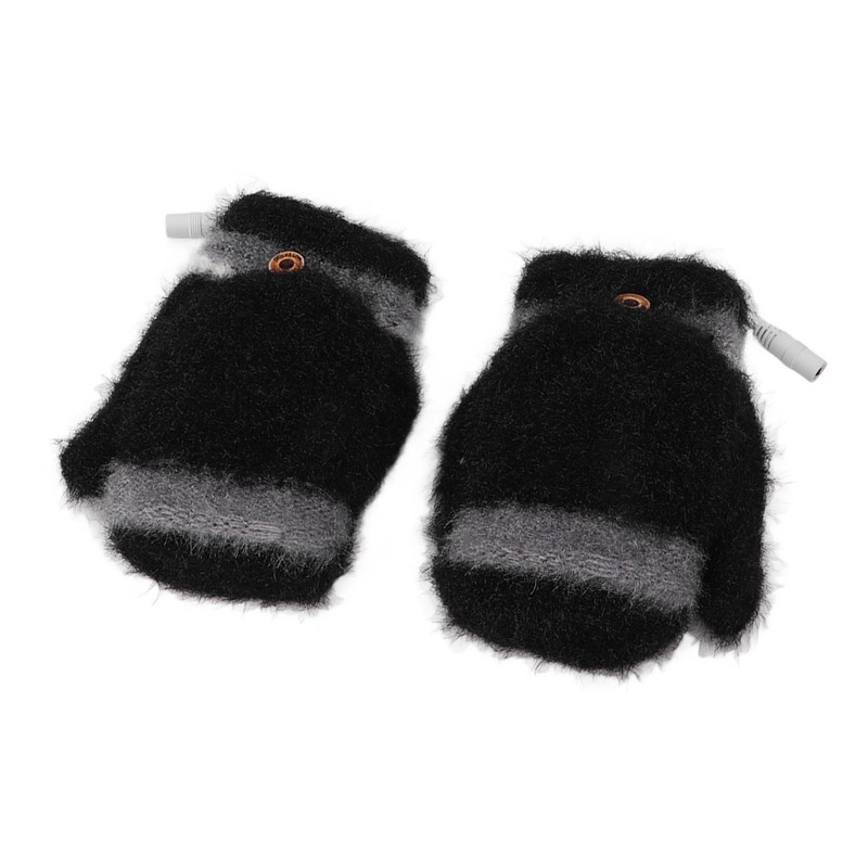Electric USB Heated Gloves Double Side Heating Keep Warm Fingerless