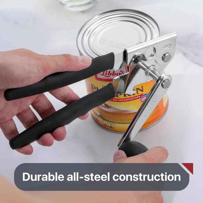 Commercial Can Opener, UHIYEE Hand Crank Can Opener Manual Heavy