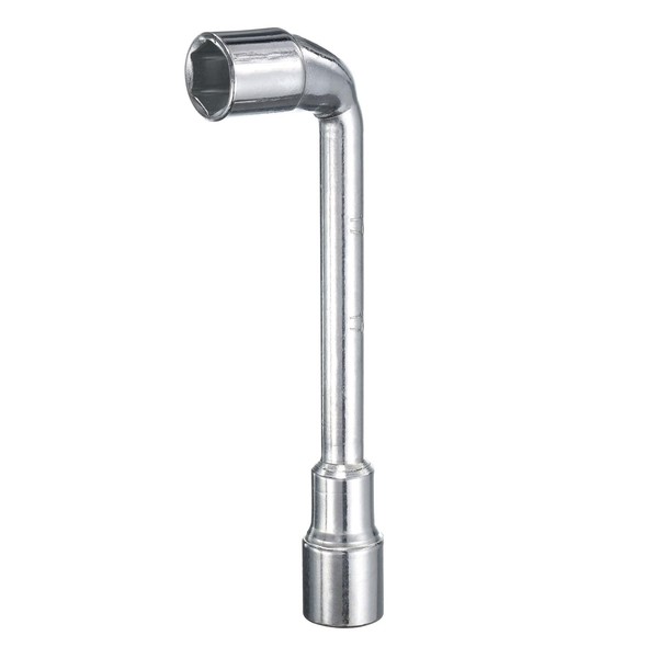 sourcing map L Shaped Angled Hex Socket Wrench 17mm 45#