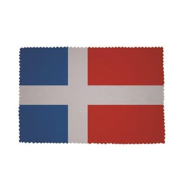 U24 Brillenputztuch Saargebiet Saarland Fahne Flagge Glasreinigungstuch Microfasertuch