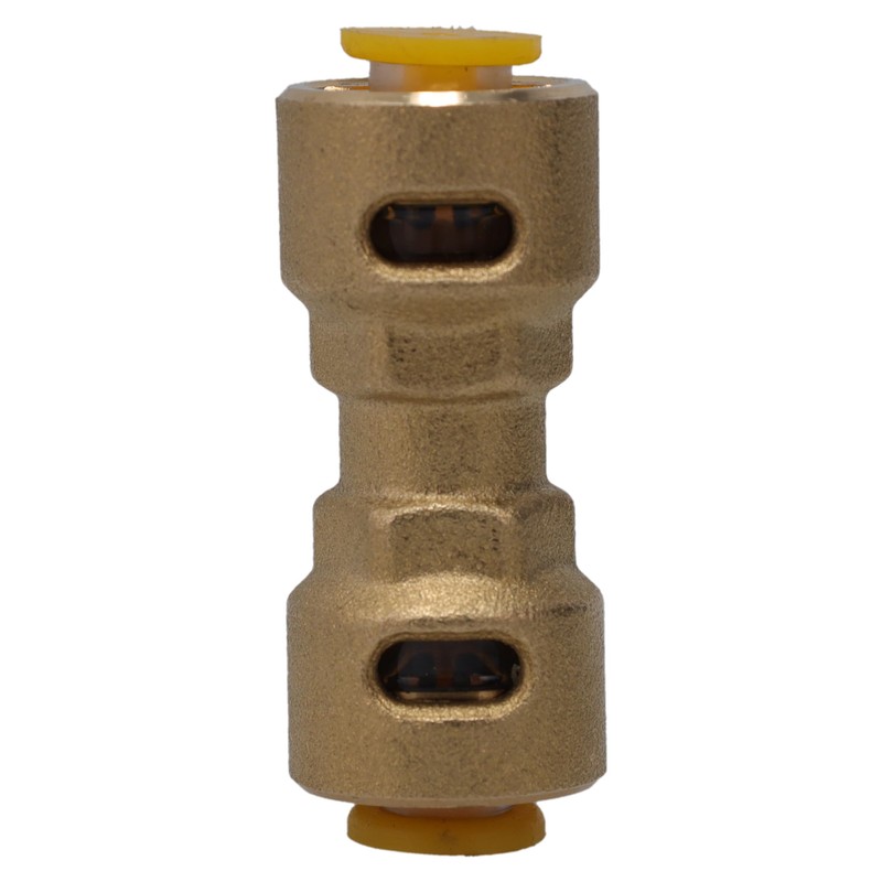 Supplying Demand SB1 1/4 Inch Quick Connect HVAC Brass Coupler