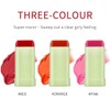 EOGRFW 3Pcs Lipstick Blusher Stick,Waterproof Cream Blush for Cheek,3 in
