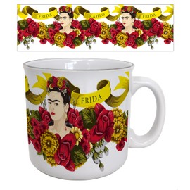 Pyramid America - Frida Kahlo - Flowers and Ribb- 20oz Ceramic Mug