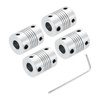 QUARKZMAN 4 Pieces 6 mm to 8 mm Aluminium Alloy