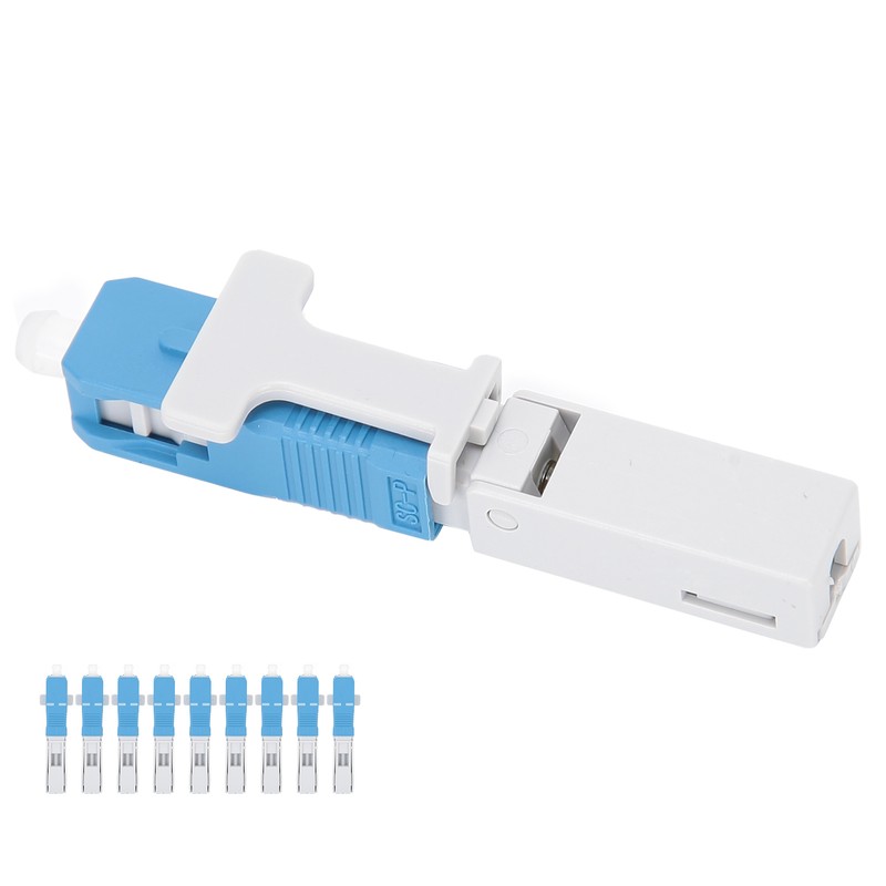 10Pcs Fiber Optic Quick Connector Embedded Type SC/UPC Cold Optical