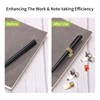 PATIKIL 4Pcs Pen Holder Clips, Metal Pen Clip Holder Adjustable