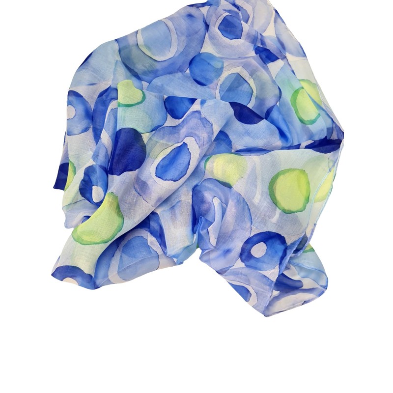 zarolo Loop Scarf with Circle Pattern Print in Various Colours,