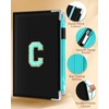 Slohif Server Book for Waitress Alphabet Serving Books with Zipper