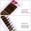 Self-Fanning Volume Eyelash Extensions, 0.07 mm, C Curl Colour Lashes,