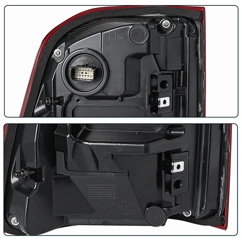 TUSDAR Factory LED Tail Light Assembly Without Blind Spot Fit