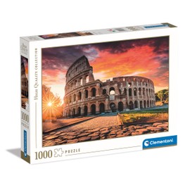 Clementoni 39822 Jigsaw Collection-Roman Sunset 1000 Pieces-Puzzle for Adults 14-99 Years, Gift for Men/Women, Landscape, Made in Italy, Multicolor
