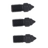 3 Pcs 3D Printer Nozzle M6 Hardened Steel Heat Resistant
