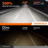 SHENKENUO LED Headlight Kit 9005 H1 Combo 6000K Bulb for