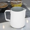 Milk Frothing Pitcher Stainless Steel 380ml Pointed Spout Milk Froth