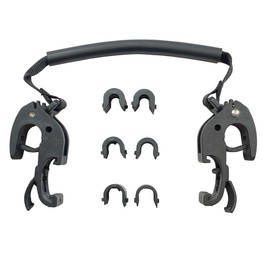 Valkental - Hooks for large pannier rack rails up to 16 mm diameter, mounting hooks compatible with ValkOne, ValkPro, ValkBasic and ValkOcean