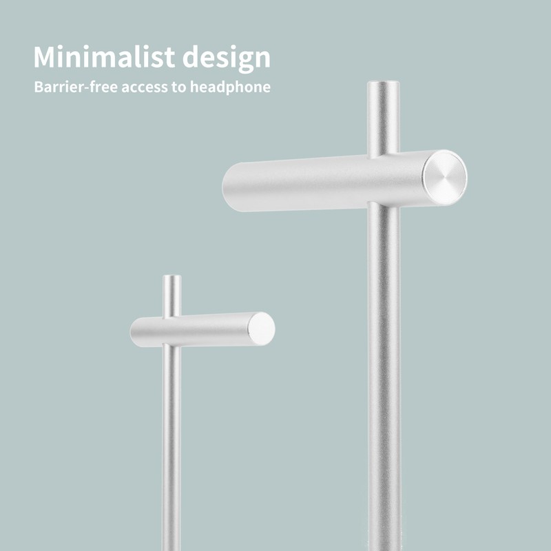 LinNature Aluminum Alloy Headphone Stand for Desk with Non-Slip Base