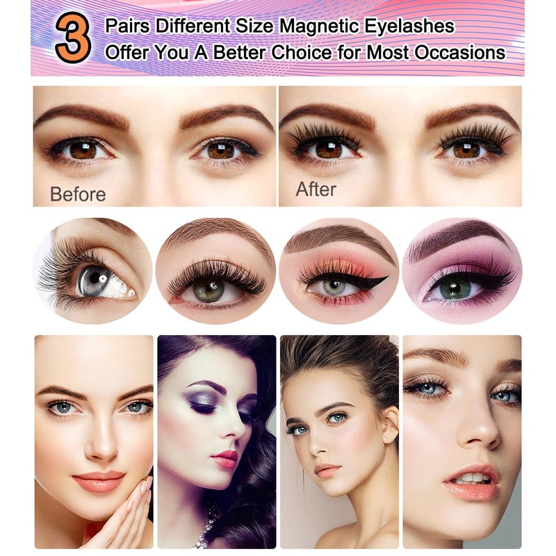 Magnetic Eyelashes, Magnetic Eyelashes Without Eyeliner (3)