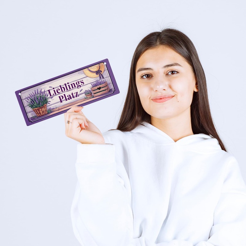 Lieblings-platz Metallschild XL Sichern Sie sich noch heute dieses liebevoll