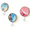 RODDEX 3 Pcs Coastal Decorative Hooks for Hanging Large Nautical