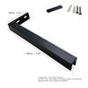 LukLoy Fixed Glass Support Bracket Stabilizer Brace, Frameless Glass to