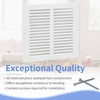 Howeall 8"W x 8"H [Duct Opening Size] Steel Return Air