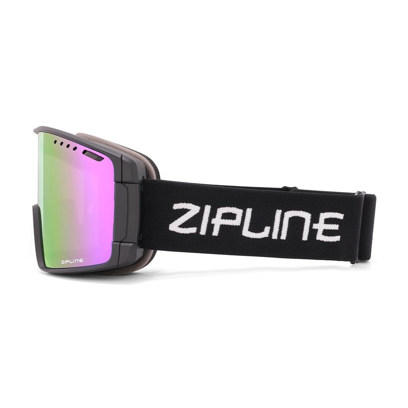 Zipline Ski KLIK Goggles (Passion Fruit - Gray Lens)