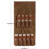 9Pcs Portable Condiment Dispenser Set with Rotating Lids Storage Bag