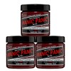 Manic Panic Vampire Red Classic Creme, Vegan, Cruelty Free, Semi Permanent Hair Dye 3 x 118ml