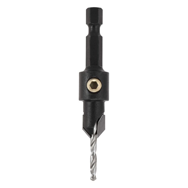 Trend Snappy TCT 9.5mm Diameter Countersink with 2.75mm Pilot Drill for No8 Gauge Screws, Quick Release, Tungsten Carbide Tipped, SNAP/CS/8TC TCT